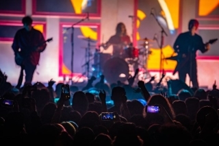 Crowd shot while Waterparks performs at Ace of Spades in Sacramento