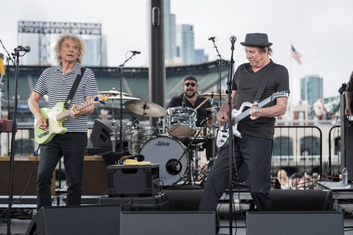 Jerry Harrison and Adrian Belew (Remain In Light), abracadabra, Chaki at China Basin Park